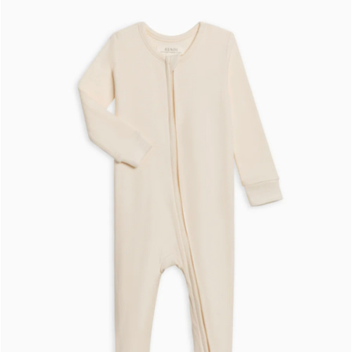 Kit Ribbed Zipper Sleeper