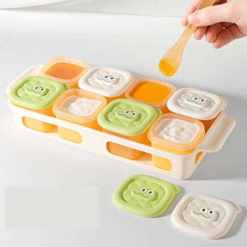 WANGQIANG Baby Food Containers Silicone Baby Food Storage Containers for Infants and Toddlers Baby Food Jars Silicone Baby Food Container Freezer Safe Reusable Baby Food Containers with Lids