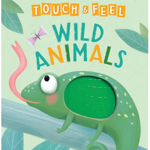 Wild Animals: A Touch and Feel Book - Children's Board Book - Educational