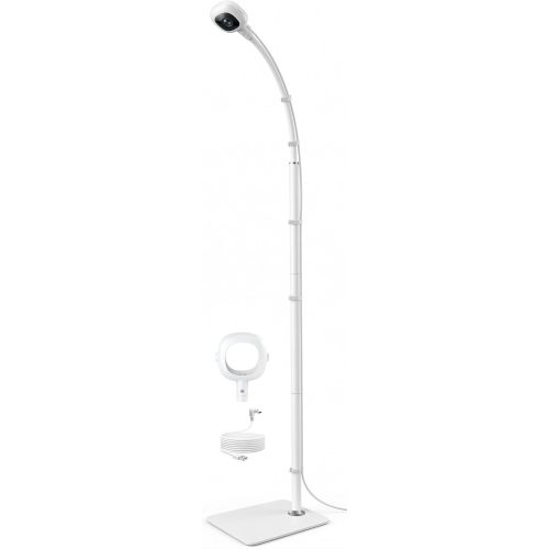 Floor Stand for Nanit Pro Baby Monitor, Nanit Stand with Adjustable Height and Heavy-Duty Stable Base, Full Enclosure Camera Mount Baby Monitor Stand No Tools or Wall Damage(Camera not Included)