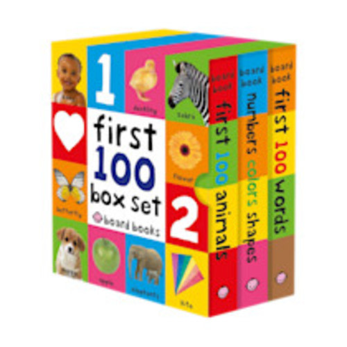 Macmillan First 100 Board Book Box Set (3 books)