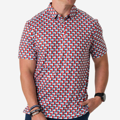 Performance Polo - Texas Flag – BURLEBO