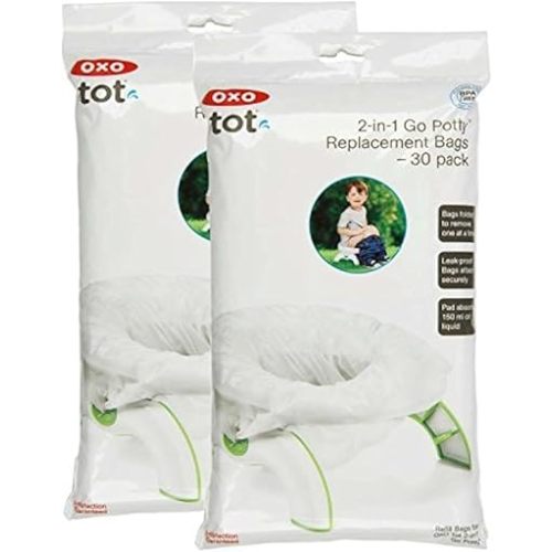 OXO Tot 2-in-1 Go Potty Refill Bags, 60 Count
