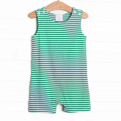 9M Evan Jon Jon, Forrest Green Stripe – Stitchy Fish