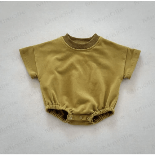 Baby Loose Solid Color Comfort Bodysuit