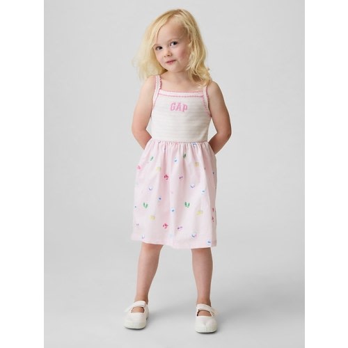 Baby & Toddler Mixed Media Apron Dress