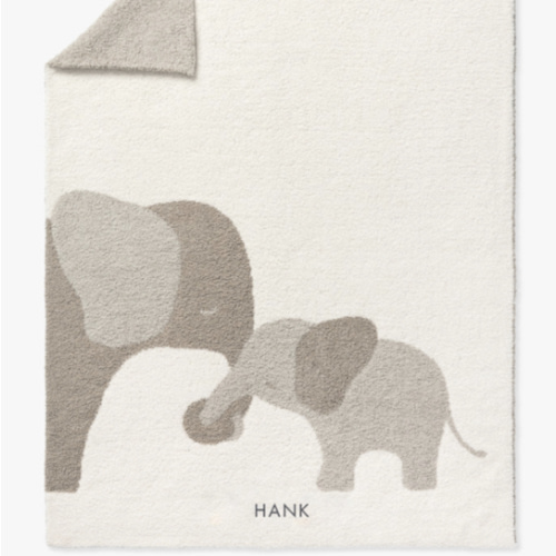 Fuzzy Elephant Baby Blanket