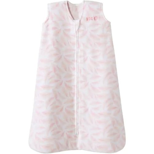 Halo Innovations HALO SleepSack Wearable Blanket Micro Fleece - Pine leaves Pink, Size Med, Medium