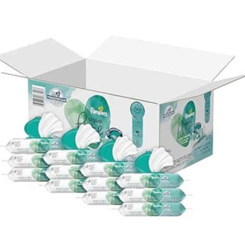 Pampers Aqua Pure Sensitive Baby Wipes - 672 Count