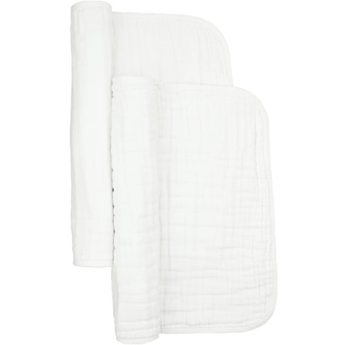 Cloud Muslin™ Burp Cloth 2 Pack - White
