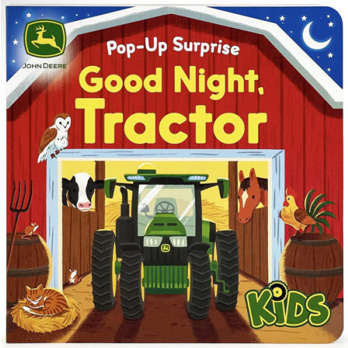 John Deere Kids Good Night Tractor on the Farm: Deluxe Lift-a-Flap & Pop-Up Surprise Board Book, Ages 2-6