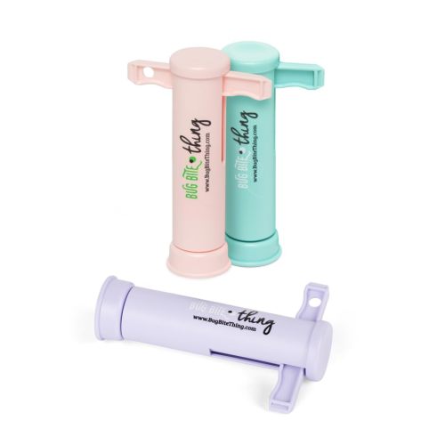 BUG BITE THING Suction Tool - Bug Bites and Bee/Wasp Stings, Natural Insect Bite Relief - Lavender, Pink, Teal 3-Pack (Pastel Colors)