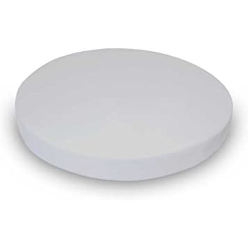 SheetWorld Baby Fitted Round Crib Sheet, 100% Cotton Jersey Hypoallergenic Sheet, Unisex Boy Girl, 42 x 42 inches, Silver Grey, Made in USA