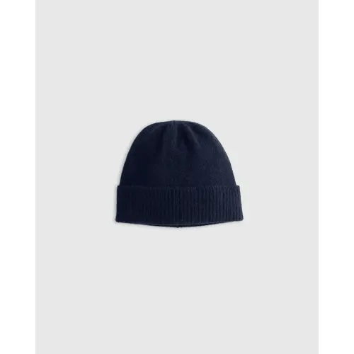 Washable Cashmere Beanie - Toddler in True Navy
