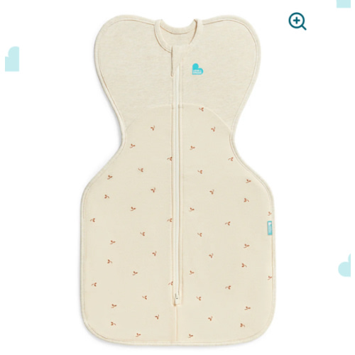 Small - Swaddle Up™ 1.5 TOG Cotton Oatmeal Twigs