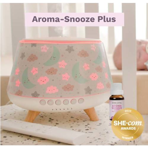 Aroma-Snooze Plus- 8 in 1 Humidifier Kit + 3 Covers + Oil Aroma Snooze Oil 15ml