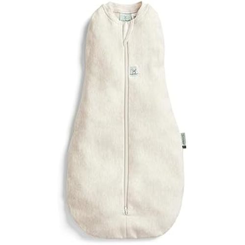 ergoPouch Cocoon Swaddle Bag – TOG Rated for Warmth, Breathable Organic Cotton Baby Swaddle, Two-Way Zip, Arms In or Out