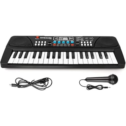 37 Keys Kid Toddler Piano Keyboard Musical Toys with Microphone