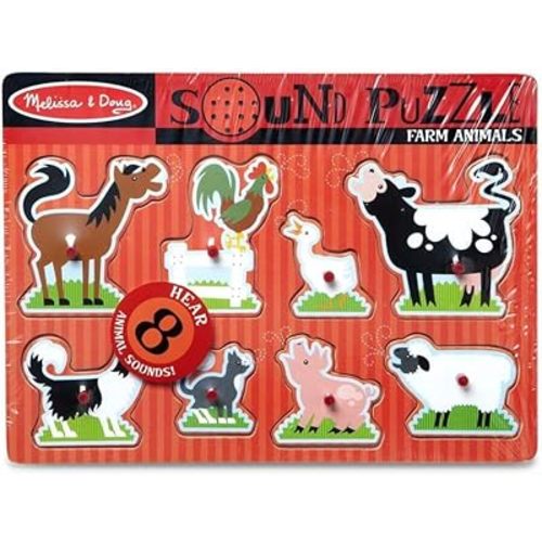 Melissa & Doug, Farm Animals Sound Puzzle
