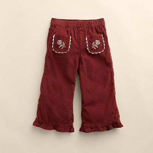 Baby & Toddler Girl Little Co. by Lauren Conrad Organic Corduroy Ruffle Pants