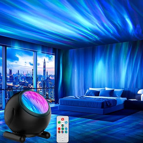 Northern Lights Projector, LED Night Light Aurora Projector with Timer and Remote, Room Decor, Gifts for Kids, Adults, Christmas, Birthday