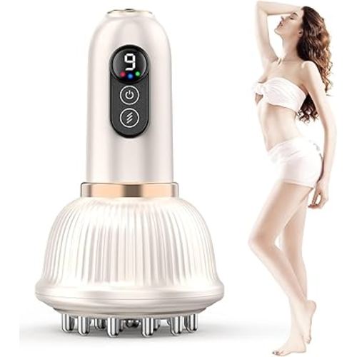 Body Sculpting Machine — Lymphatic Drainage Massager & Anti Cellulite Massage Tool,with Microcurrent, Light Heat & Vibration for Legs, Arms & Belly, Body,Helps Reduce Stretch Marks & Cellulite