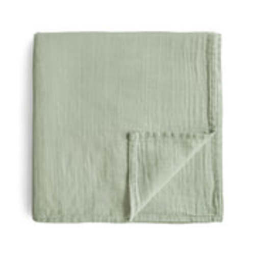 Organic Cotton Mushie Baby Muslin Swaddle Blanket