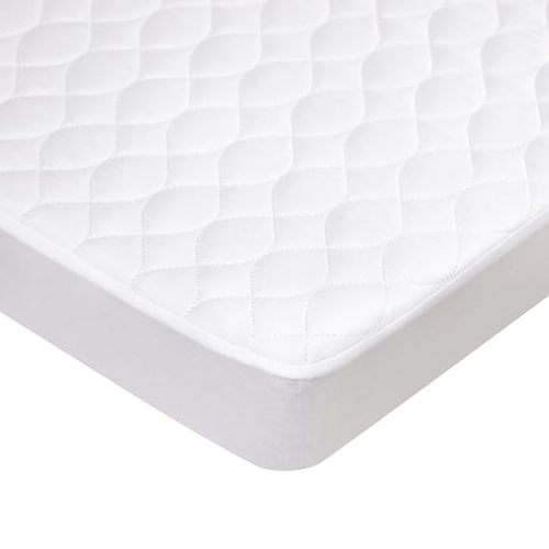 American Baby Company Waterproof Fitted Pack and Play Mattress Protector 39" x 27" - Quilted, Noiseless, Ultra-Soft & Breathable Playpen and Pack n Play Mattress Cover