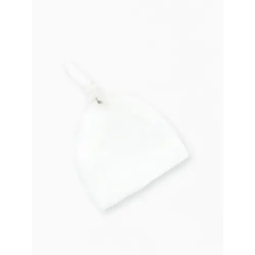 Colored Organics Knotted Hat (NB) - Coconut