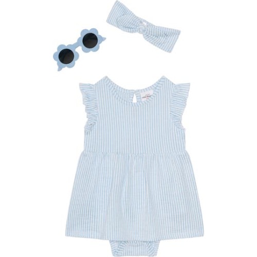 Petit Lem’s Mini Threads Knit Dress, Headband and Sunglasses Set | Nordstromrack