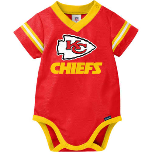 Baby Boys Kansas City Chiefs Short Sleeve Jersey Bodysuit