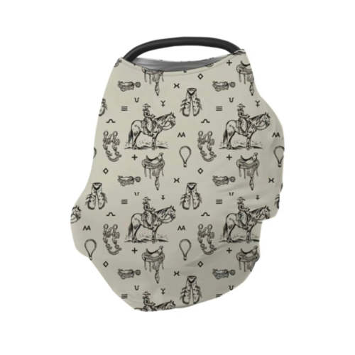 Ranch life baby car seat multi use cover