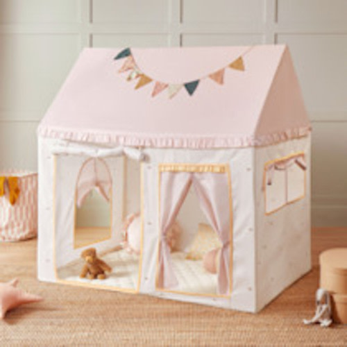 Tiny Land Sweet Citrus Kid's Play Tent - Creamy White/Pink