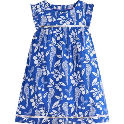 Kids' Celia Parrot Print Cotton Sundress, 3-4Y