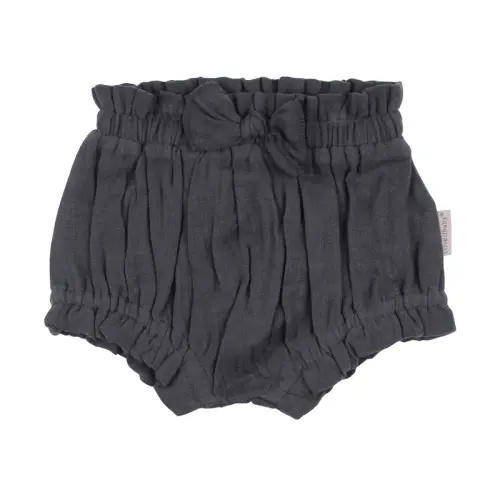 Chia Seed | Organic Muslin Ruffle Bloomer 0-3m