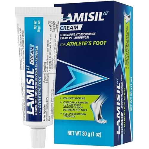 Lamisil Athletes Foot Cream Antifungal, Terbinafine Cream, 1 oz, 1 Pack
