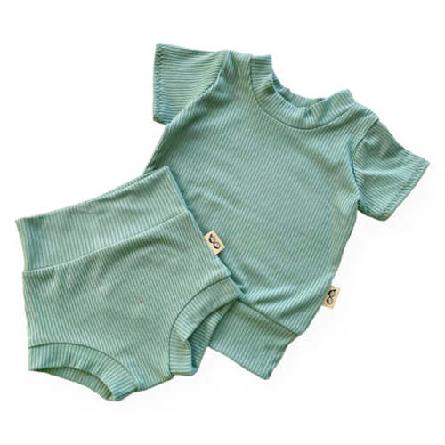Sea Spray Ribbed Summer Lounge Set | Dudis Design – Dudisdesign