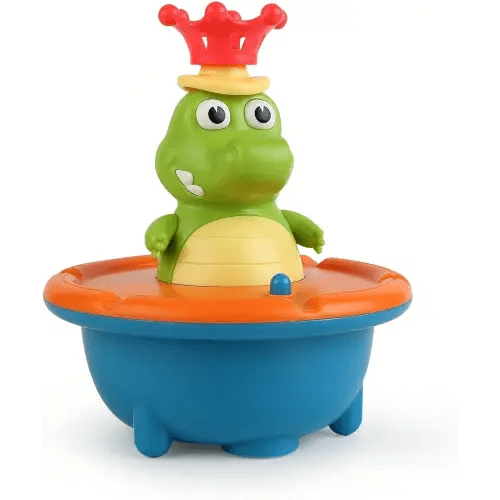 Bath Toys for Toddlers - Light Up Crocodile Fountain with 5 Spray Modes, ABS Plastic Bath Toy for Bathroom & Swimming Pool