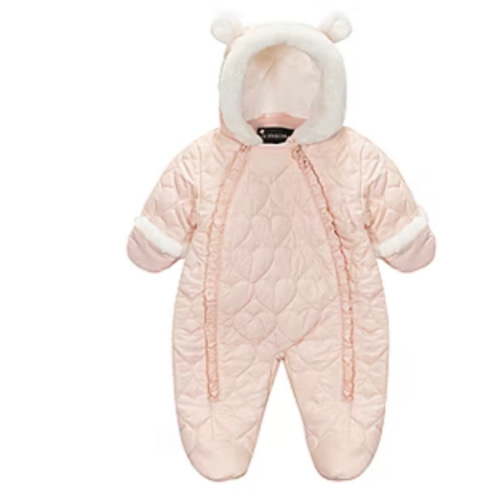 S Rothschild Baby Girls Long Sleeve Pram, Color: Pink Hearts - JCPenney