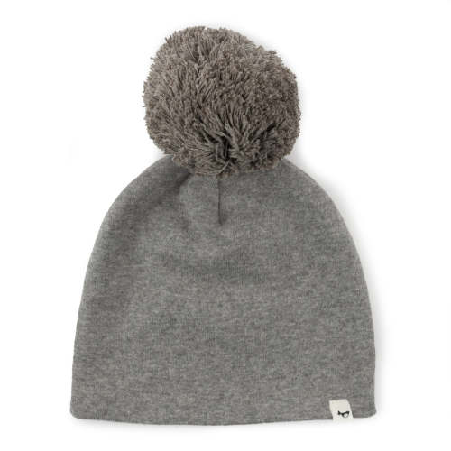 oh baby! Pom Hat - Gray on Coal