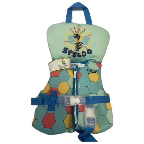 NWT New Speedo Infant Under 30lbs PFD Life Jacket Vest - Bee Cool