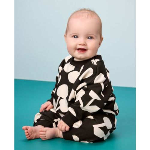 Baby French Terry Sweatshirt & Sweatpants Set