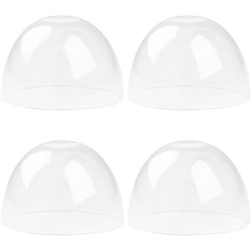 Baby Bottle Replacement Caps for Philips Avent Natural Bottles, Compatible Bottle Lid for Avent Natural Plastic and Glass Bottles, Soft and Safe PP, 4 Count