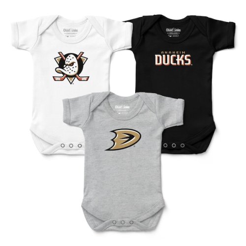 Infant Anaheim Ducks Chad & Jake Three-Pack Bodysuit Set