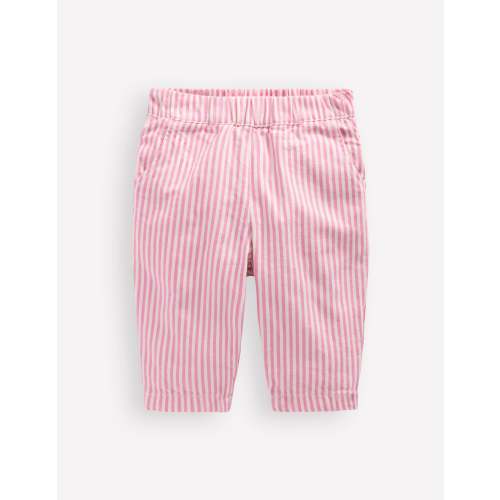 Cotton Pull - on Pants - Pink Stripe | Boden USA