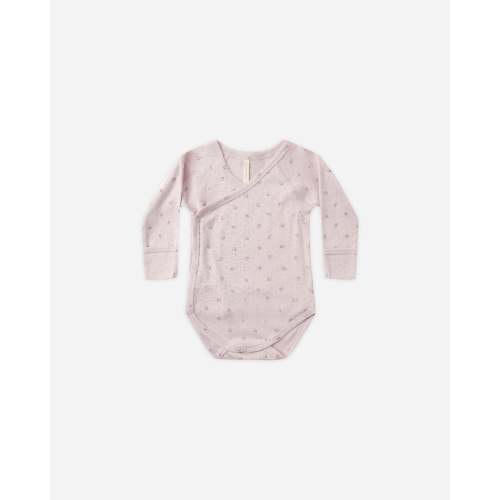 Side Snap Bodysuit || Lilac Ditsy – Quincy Mae