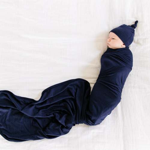 Hayden Ribbed Swaddle Blanket
