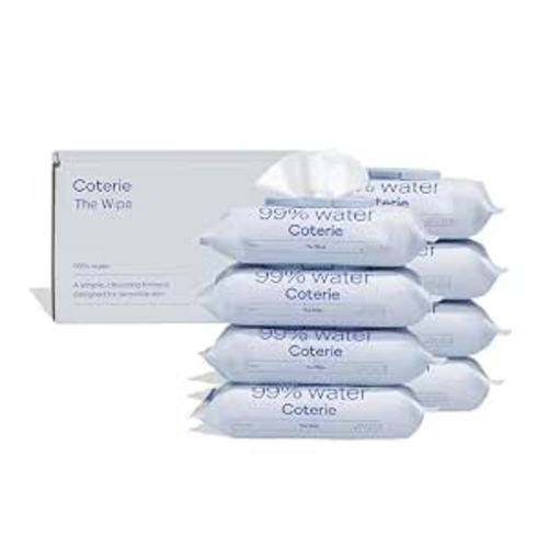 Coterie Baby Wipes for Sensitive Skin, 8-Pack (448 Count)