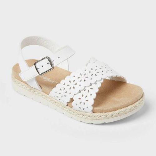 Toddler Brenner Footbed Sandals - Cat & Jack™ White 6T