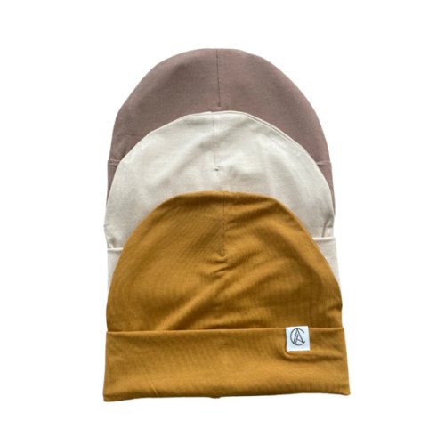 Satin Lined Jersey Beanie Trio Bundle – Aarin & Co.